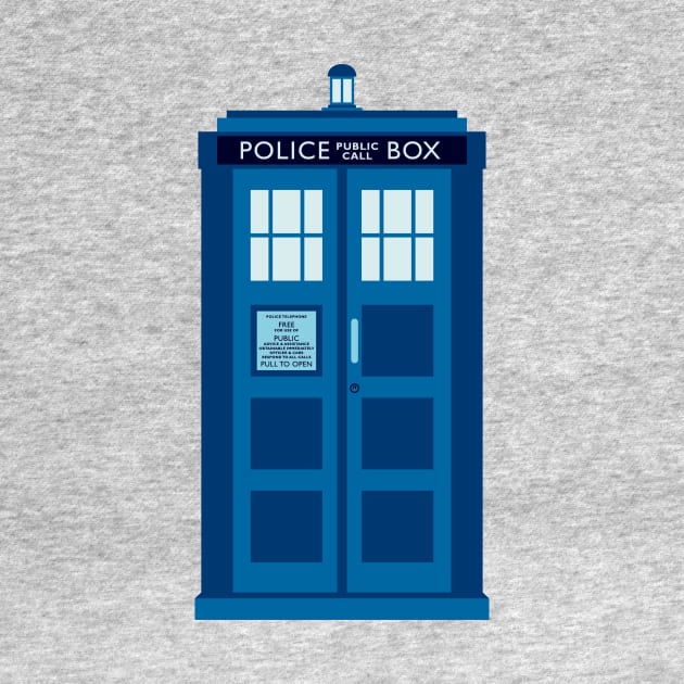 The Blue Police Box by StudioInfinito